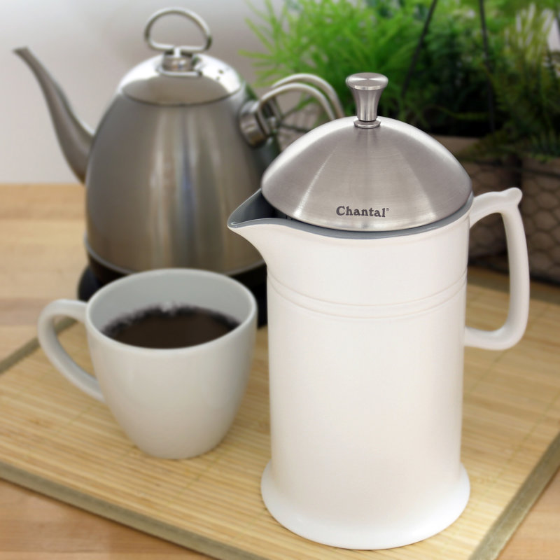Chantal 4Cup French Press Coffee Maker & Reviews Wayfair